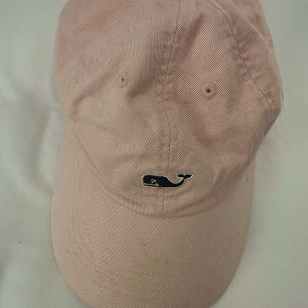 Vineyard Vines Pink Cap with Whale Logo